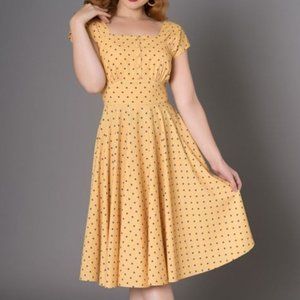 Unique Vintage Retro Polka Dot Dress